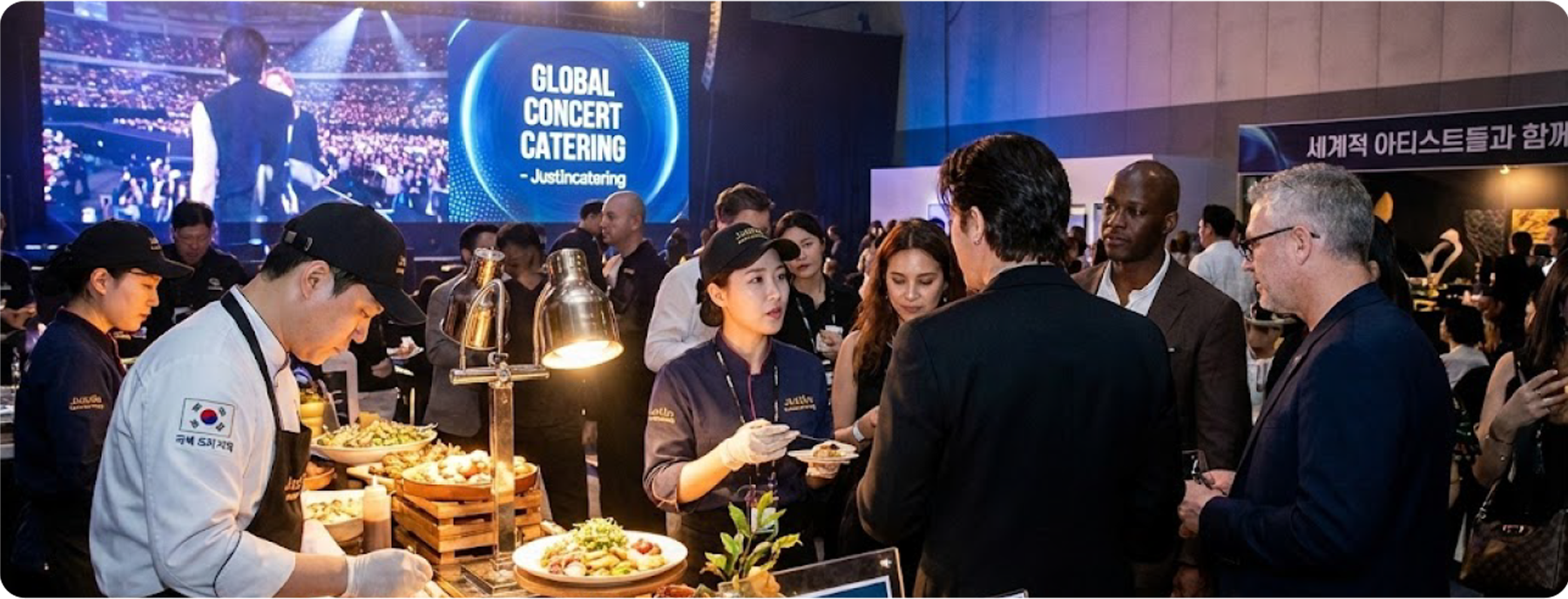 글로벌 콘서트 케이터링 맞춤 행사
